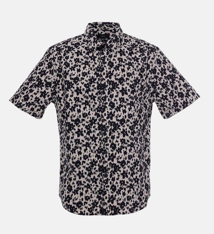 All-over Floral-print Short-sleeve Shirt