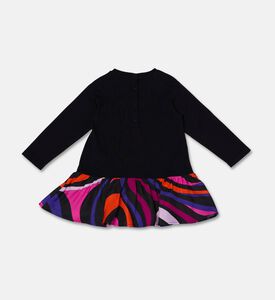 Emilio Pucci Jersey Ruffled Hem Kids Dress, Packshot View