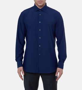 قميص بأزرار إغلاق بقماش ناعم