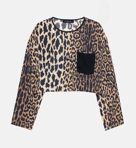 Niluu Leopard-print Long-sleeve Top, Packshot View