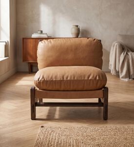 PH Collection Brazil Contemporary Leather Chair, Packshot View