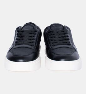 حذاء جلدي منخفض الكاحل بأربطة