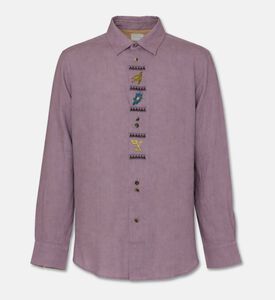 Paul Smith Multi-colored Embroidered Placket Shirt, Packshot View