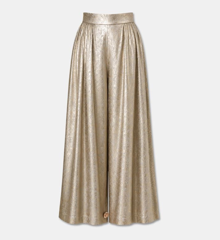 Poca and Poca Metallic Wide-leg Pants, Packshot View
