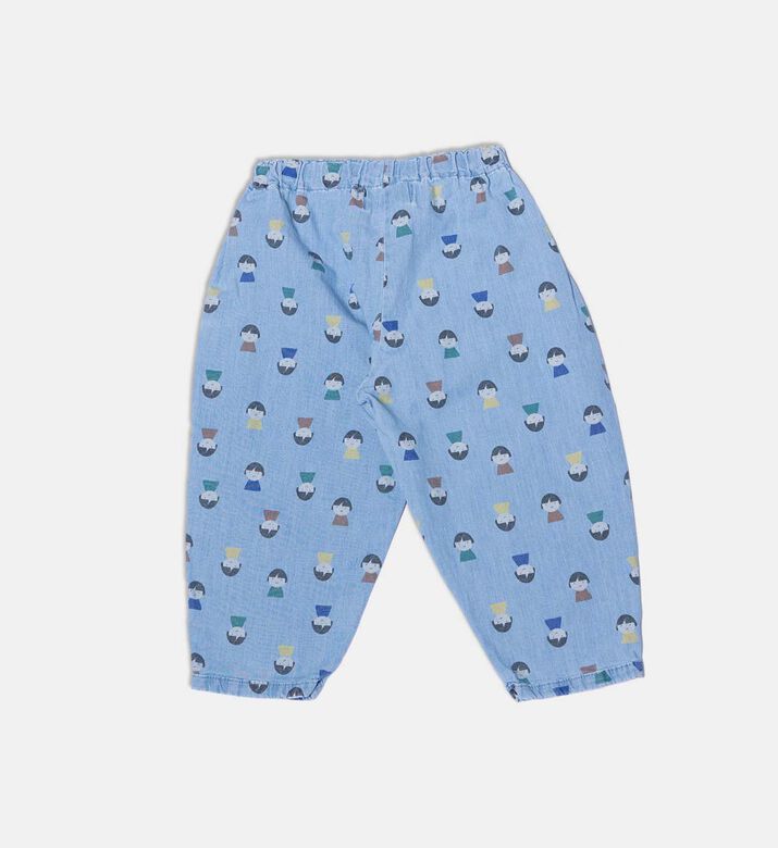 Bobo Choses All-over Doll-print Ruffled Collar Shirt Pants Pajama Set, Packshot View Bobo Choses All-over Doll-print Ruffled Collar Shirt Pants Pajama Set, Packshot View