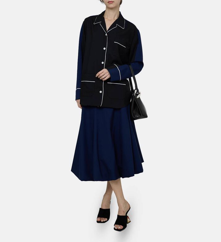 Cargo Pockets Double Midi Pencil Skirt Cargo Pockets Double Midi Pencil Skirt