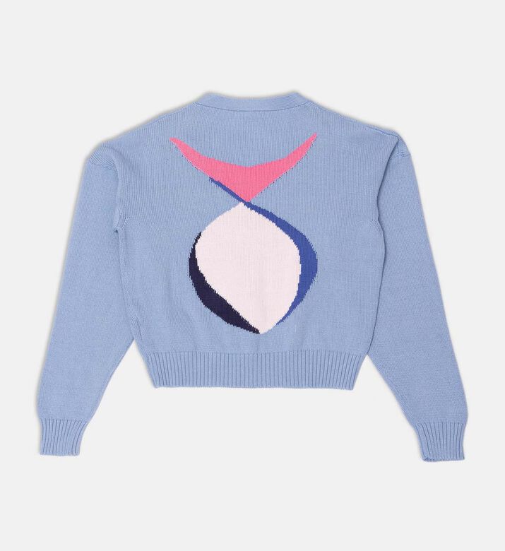 Logo Patch Knitted Cardigan