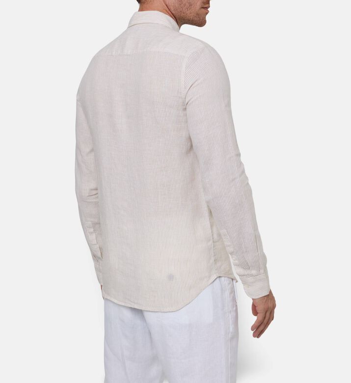 Galeries Lafayette Shirt Pilinstri, Beige, L, Model View