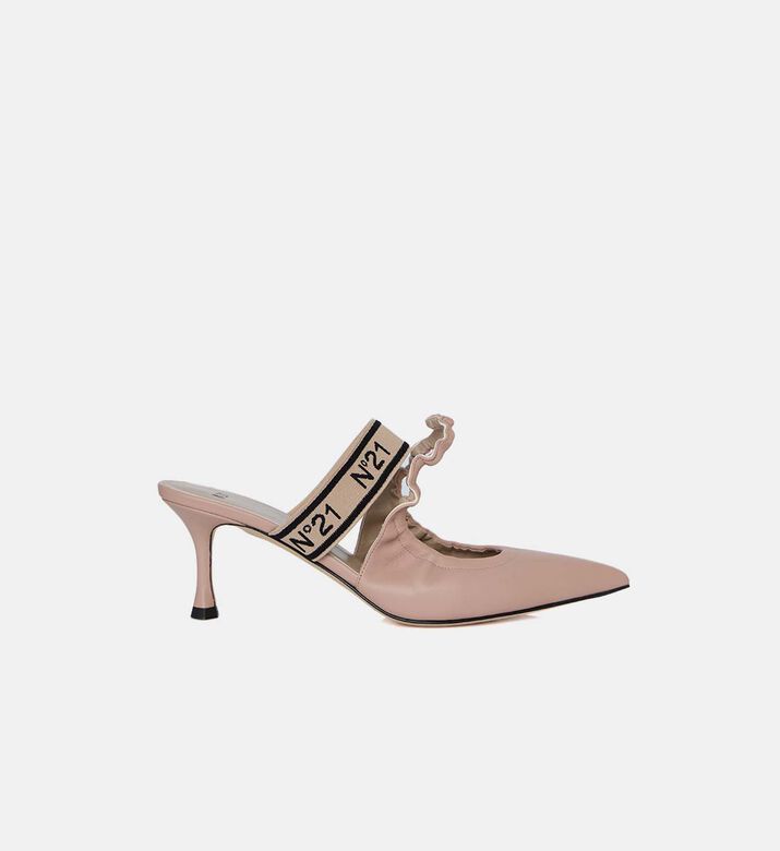 Kitten Heel Pointed Toe Mules