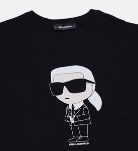 Karl Lagerfeld Contrasting Icon-print T-shirt, Packshot View