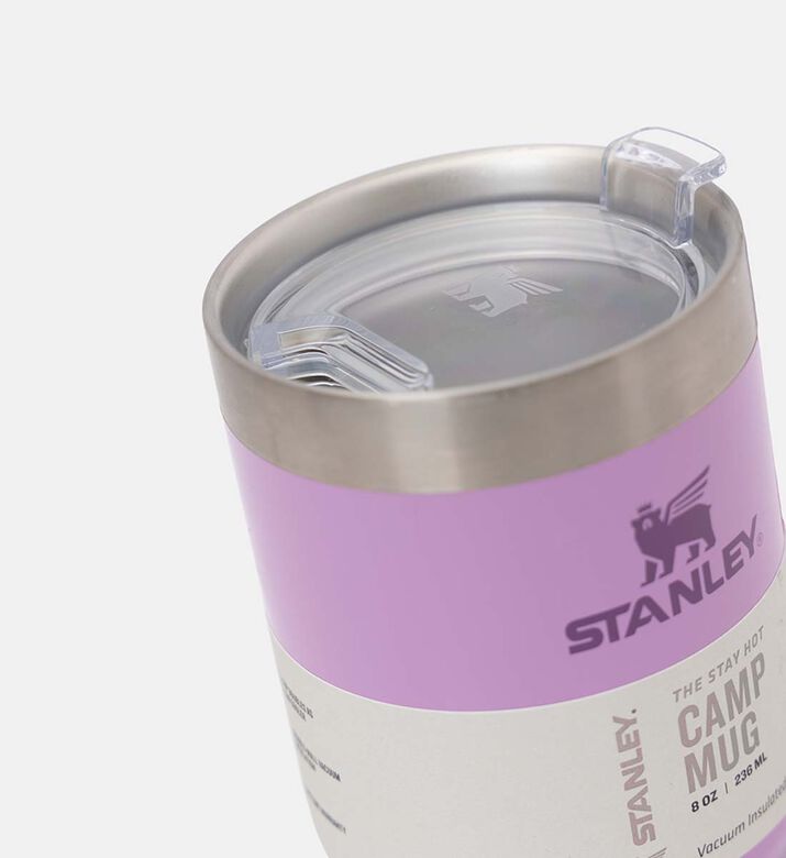 Stanley Stay Hot Double-wall Vacuum Camp Mug, Pink, 230-ml, Packshot View