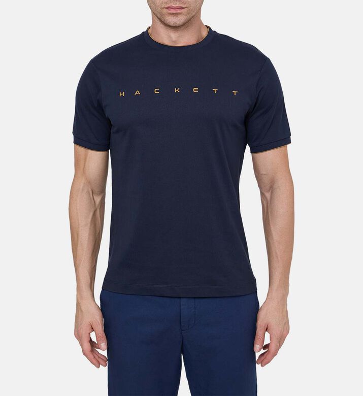 Royal Tipped Cotton T-shirt