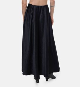 Forte-Forte Pleated Flared Maxi Skirt, Model View