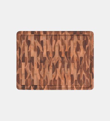 Inverted Wood Barbeque Board - 45 X 35 Cm