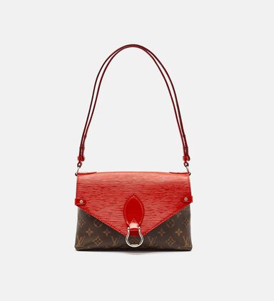 Louis Vuitton Epi Leather Monogram Canvas Saint Michel Bag Preowned