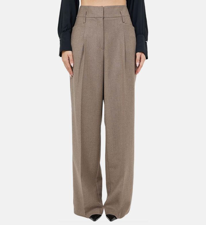 Wide-legged High-waist Pants
