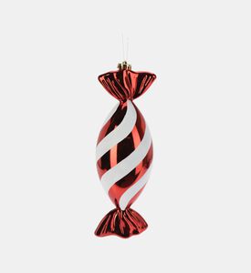 Home Deco and More Xmas Ball Candy 30cm Red, Packshot View