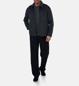 Vince Zip Fastening Long-sleeve Jacket, Model View