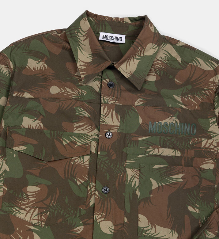 Boy Camouflage-print Cotton Shirt Boy Camouflage-print Cotton Shirt