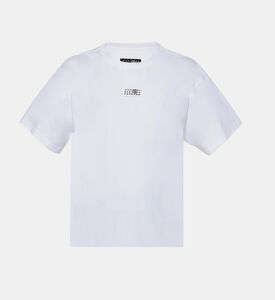 تيشيرت بلوغو رقمي فضفاض