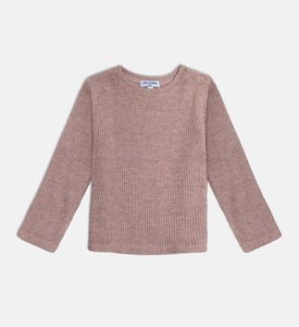 Jules and Juliette Paris Knit Snap Button Closure Top, Packshot View