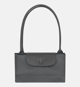 Longchamp Foldable Nylon Top-handle Tote Bag, Anthracite, Packshot View