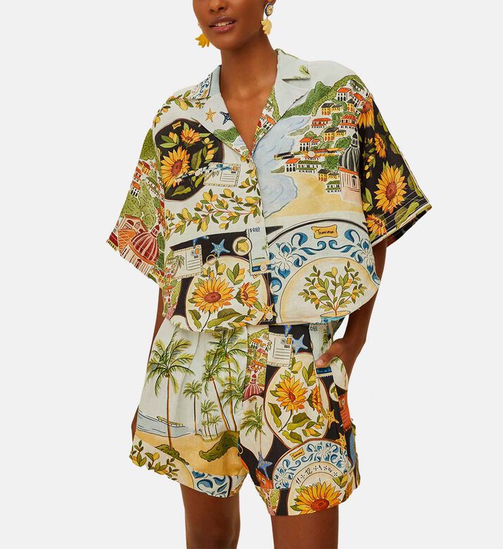 Latin Trip Scarves Side Stripe Shorts