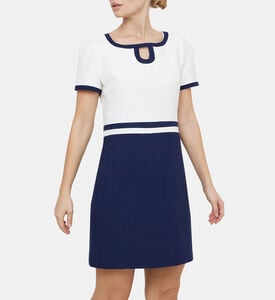 Two-tone Cotton Terry Mini Dress Two-tone Cotton Terry Mini Dress