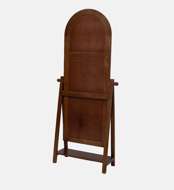 مرآة دوري ثابتة من خشب المانجو