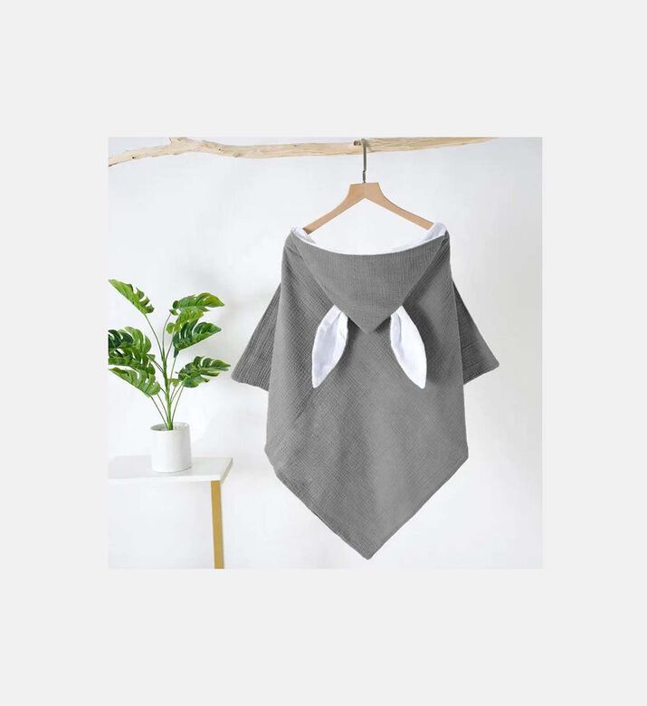 Bunny Ears Cotton Muslin Hooded Towel