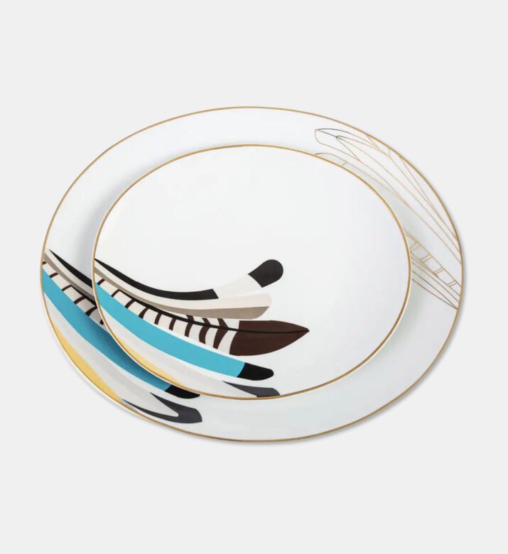 Silsal Sarb Platter, White, L, Packshot View