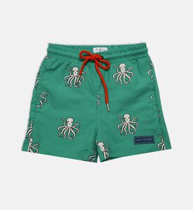Holly and Beau Octopus Changing Swim Shorts, Packshot View