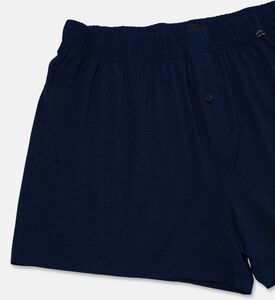 Hanro Logo-detail Elasticated Knit Boxers, Navy, S, Packshot View