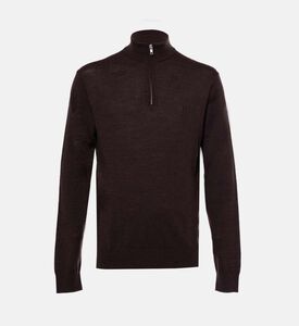 Les Deux Greyson Half-zip Merino Knit, Packshot View