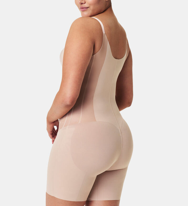Open-bust Mid-thigh Bodysuit