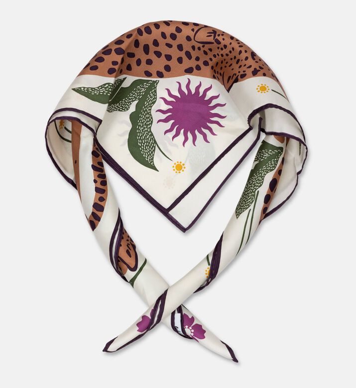 Galeries Lafayette Scarf Eleonore, Violet, Packshot View