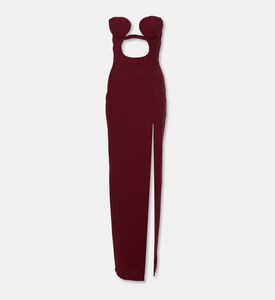 Nensi Dojaka Front Cut-out Side Slit Strapless Maxi Dress, Packshot View