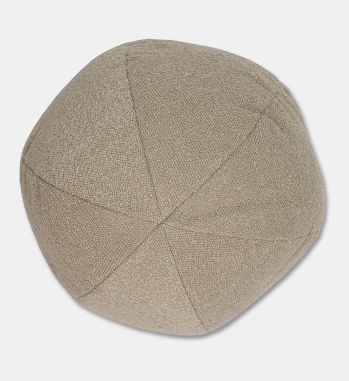 Home Deco and More Soho Spherical Cushion, Beige, Packshot View