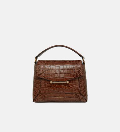 Mosaic Leather Top-handle Bag