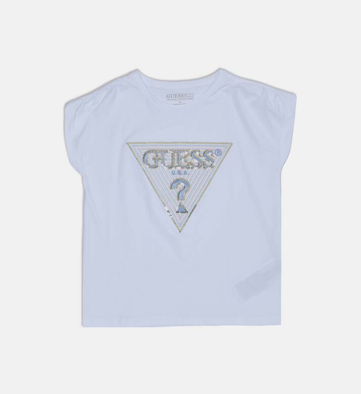 Sequin-embellished Short-sleeve T-shirt