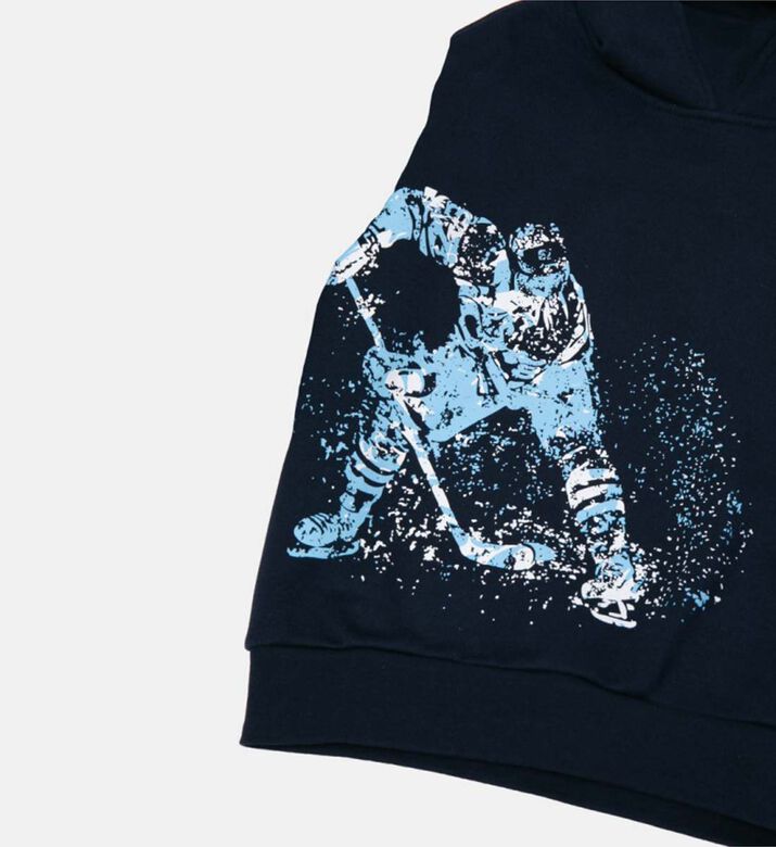 هودي قطن بطبعة جرافيك للأطفال هودي قطن بطبعة جرافيك للأطفال