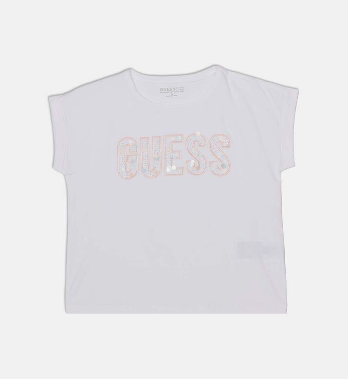 Sequin-embellished Crewneck T-shirt