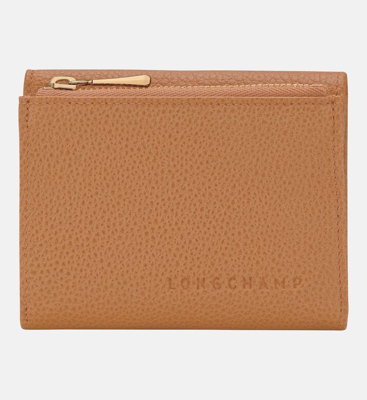 Longchamp Le Foulonn&eacute; Compact Zip Wallet, Aqua, Packshot View
