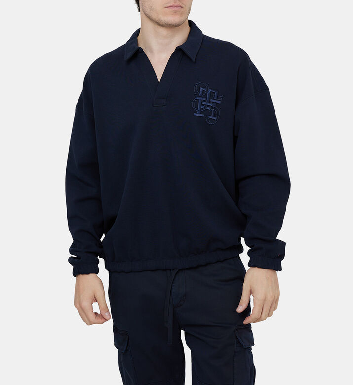 سترة لوريل بوب أوفر بأحرف العلامة سترة لوريل بوب أوفر بأحرف العلامة