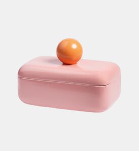 برطمان زجاجي بغطاء بشكل كرة