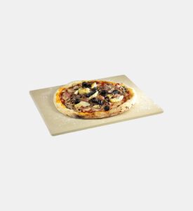 حجر بيتزا مربع من الطين