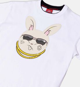 Splatter Bunny Over Double T-shirt