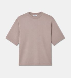 Pal Zileri Oversized Mauve Cotton T-shirt, Pink, 56, Packshot View