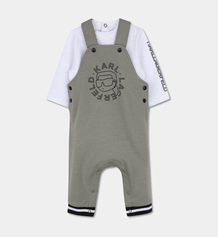 Karl Lagerfeld Dungarees  Long-sleeve T-shirt Set, Packshot View