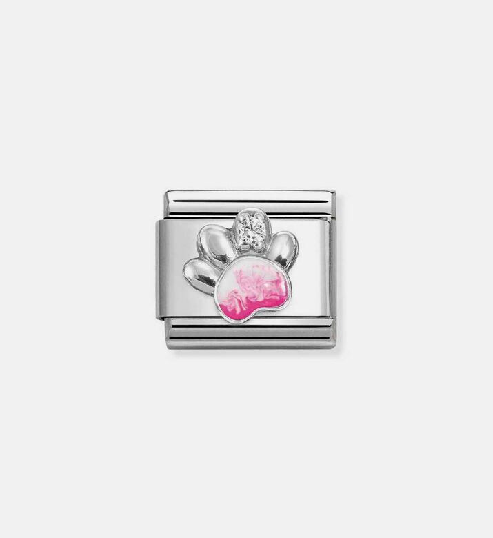 Composable Classic Link Silver Paw Charm